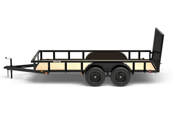 Carry-On Trailer 6.3 ft. x 14 ft. Tandem Axle Utility Trailer, 6X14GW2BRK