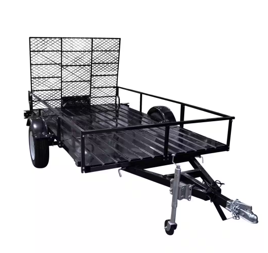 DK2 1950 lbs. Capacity 6 ft. x 10 ft. Open Rail Utility Trailer Kit with 48 in. Drive-Up Gate
