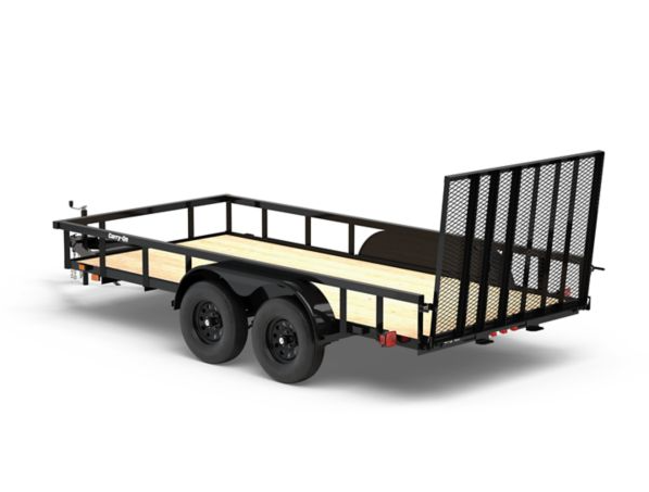 Carry-On Trailer 6.3 ft. x 14 ft. Tandem Axle Utility Trailer, 6X14GW2BRK