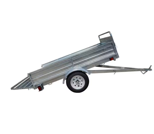 DK2 1639 lbs. Payload Capacity 4.5 ft. x 7.5 ft. Galvanized Steel Utility Trailer Kit with Bed Tilt and Collapsing Ends