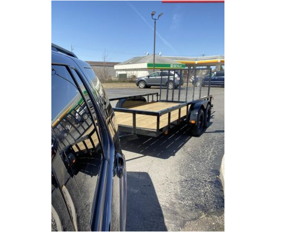 Carry-On Trailer 6.3 ft. x 14 ft. Tandem Axle Utility Trailer, 6X14GW2BRK