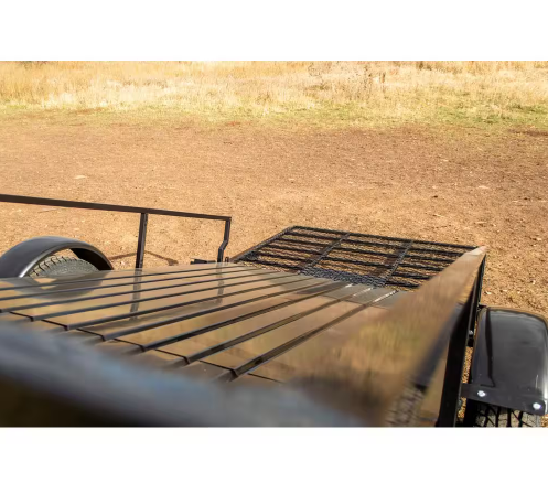 DK2 1950 lbs. Capacity 6 ft. x 10 ft. Open Rail Utility Trailer Kit with 48 in. Drive-Up Gate