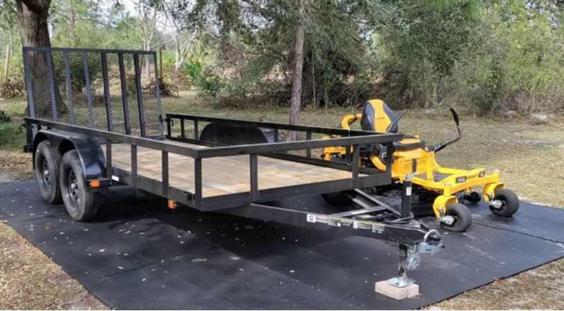 Carry-On Trailer 6.3 ft. x 14 ft. Tandem Axle Utility Trailer, 6X14GW2BRK