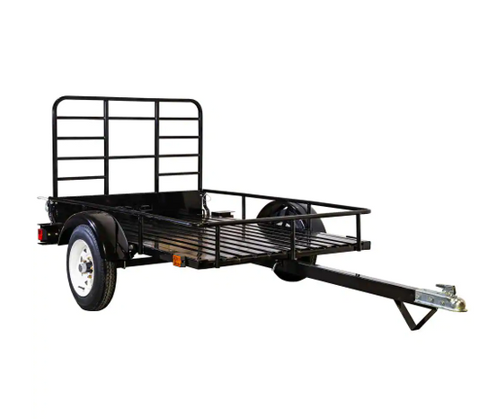 DK2 4 ft. x 6 ft. 1,295 lbs. Payload Capacity Open Rail Steel Utility Flatbed Trailer Kit
