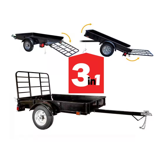 DK2 1295 lbs. Capacity 4 ft. x 6 ft. Flatbed Trailer