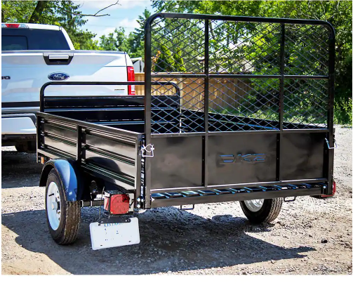 DK2 4.5 ft. x 7.5 ft. Single Axle Utility Trailer Kit with Drive-Up Gate