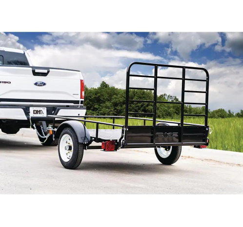 DK2 4 ft. x 6 ft. 1,295 lbs. Payload Capacity Open Rail Steel Utility Flatbed Trailer Kit