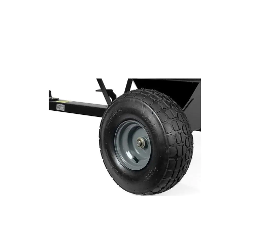 Brinly-Hardy 650 lb. 10 cu. ft. Tow-Behind Lawn Mower Trailer Dump Cart with Compression-Molded Bed for Lawn Tractors and ZTR Mowers