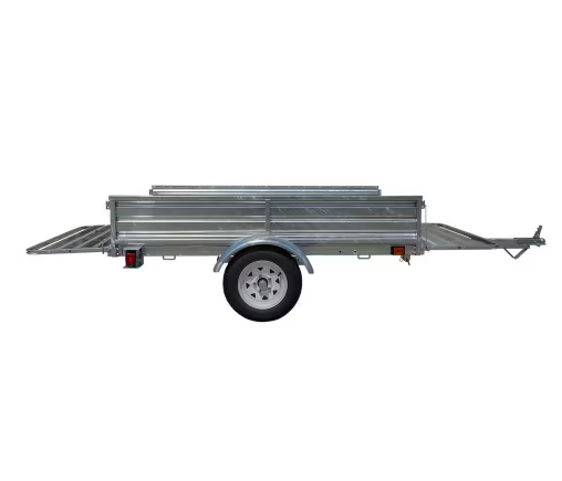 DK2 1639 lbs. Payload Capacity 4.5 ft. x 7.5 ft. Galvanized Steel Utility Trailer Kit with Bed Tilt and Collapsing Ends