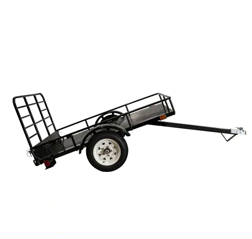 DK2 4 ft. x 6 ft. 1,295 lbs. Payload Capacity Open Rail Steel Utility Flatbed Trailer Kit