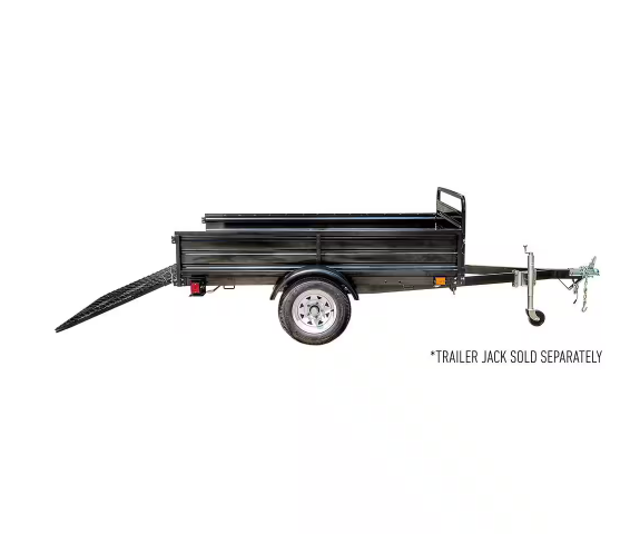 DK2 4.5 ft. x 7.5 ft. Single Axle Utility Trailer Kit with Drive-Up Gate