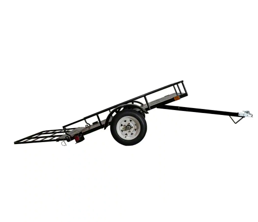 DK2 4 ft. x 6 ft. 1,295 lbs. Payload Capacity Open Rail Steel Utility Flatbed Trailer Kit