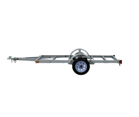 Stirling 1,250 lb. Capacity 5 ft. x 8 ft. Single Axle Galvalume Stirling Kit Trailer