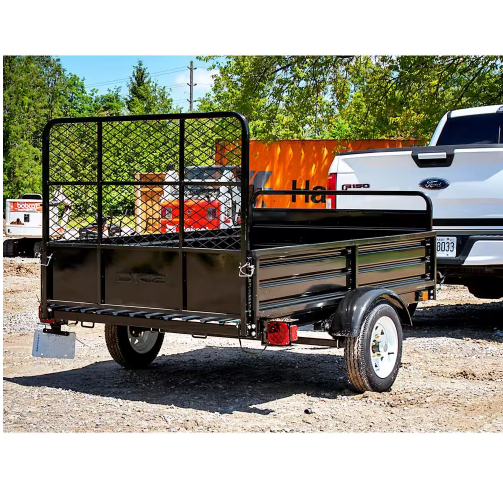 DK2 4.5 ft. x 7.5 ft. Single Axle Utility Trailer Kit with Drive-Up Gate