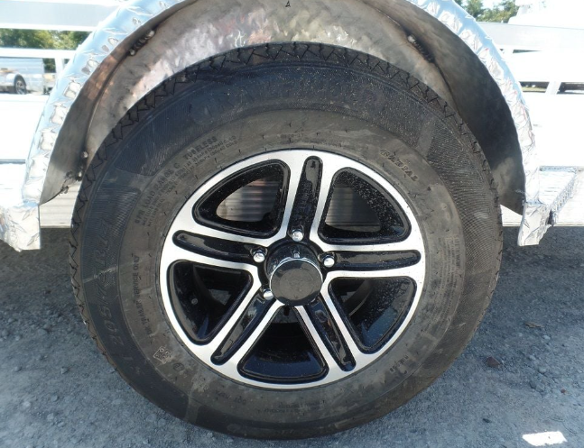 6.4'x12' All Aluminum Straight Utility Trailer 3500 lb Axle