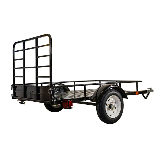 DK2 4 ft. x 6 ft. 1,295 lbs. Payload Capacity Open Rail Steel Utility Flatbed Trailer Kit