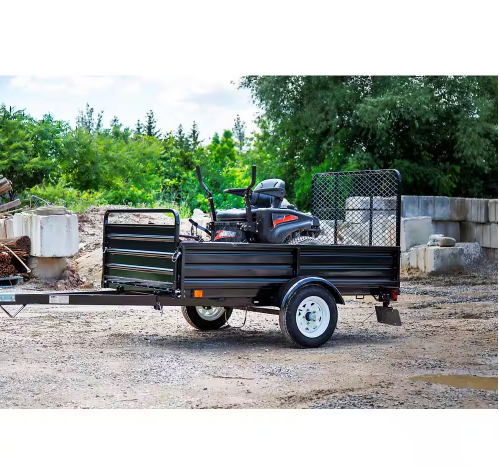 DK2 4.5 ft. x 7.5 ft. Single Axle Utility Trailer Kit with Drive-Up Gate