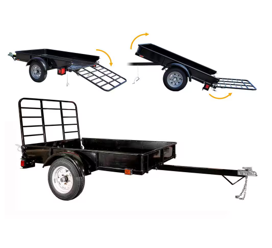 DK2 1295 lbs. Capacity 4 ft. x 6 ft. Flatbed Trailer
