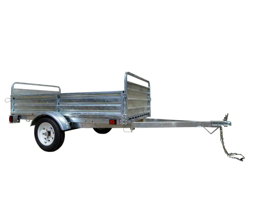 DK2 1639 lbs. Payload Capacity 4.5 ft. x 7.5 ft. Galvanized Steel Utility Trailer Kit with Bed Tilt and Collapsing Ends
