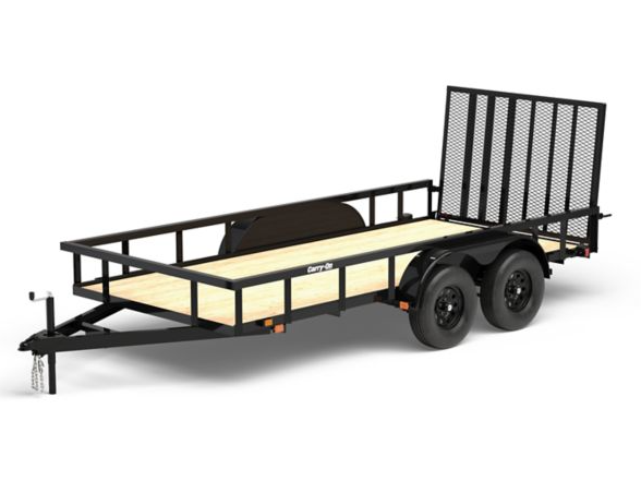 Carry-On Trailer 6.3 ft. x 14 ft. Tandem Axle Utility Trailer, 6X14GW2BRK